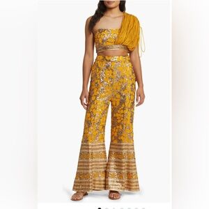 Sani Tanvi Palazzo Two-Piece Top & Pants